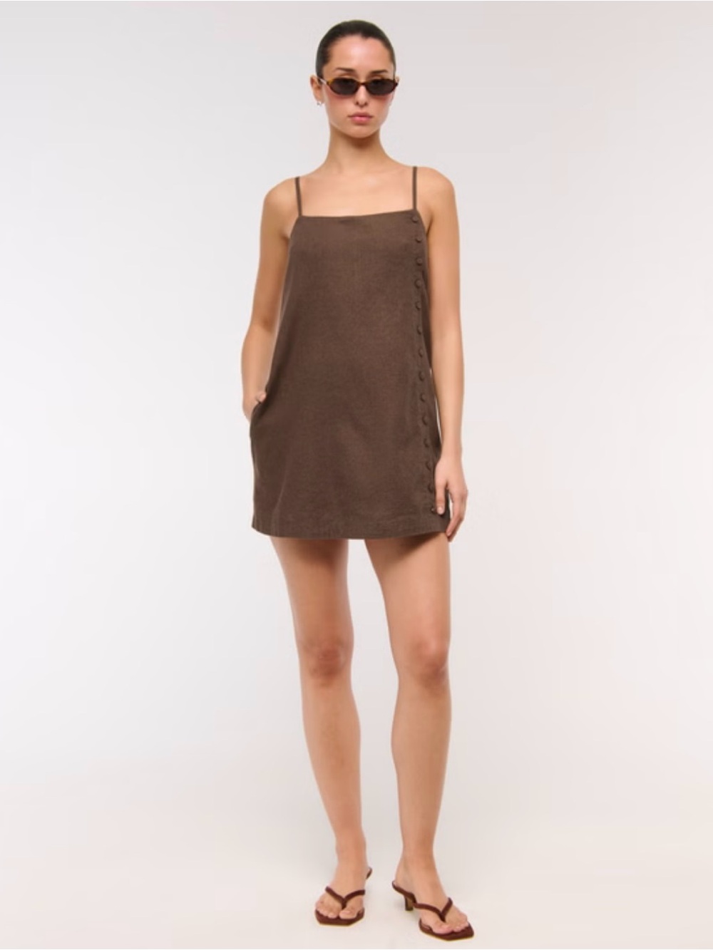Abercrombie & Fitch Linen Dress Skort